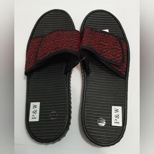 P&W Men's Slides Red
